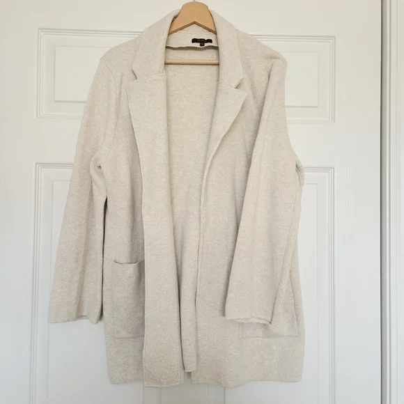 Quince 100% Organic Cotton Knit Blazer Size Large - Picture 5 of 9